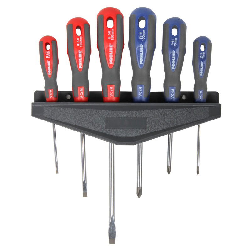  PROLINE   SOFT-TOUCH NYELŰ CR-VA-MO CSAVARHÚZÓ SZETT - 6 DB  termék fő termékképe