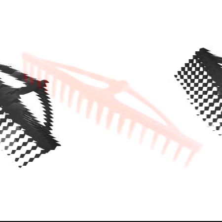  POLONIA   EGYENES ERŐSÍTETT MŰANYAG GEREBLYE - 600X80MM / 18FOG  termék fő termékképe