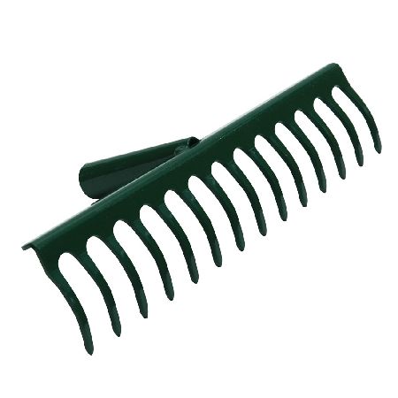  POLONIA   LEMEZFOGÚ FÉM GEREBLYE - 410X80MM / 16FOG  termék fő termékképe