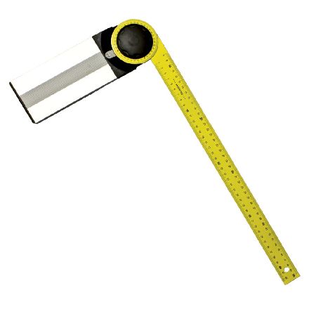  POLONIA   ÁLLÍTHATÓ FÉM SZÖGMÉRŐ - METRIKUS-SZÖGÁLLÍTÓS - 350MM  termék fő termékképe