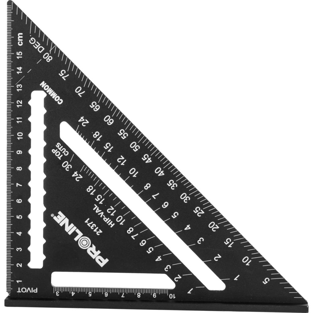  PROLINE   ALUMÍNIUM HÁROMSZÖGŰ DERÉKSZÖGMÉRŐ VONALZÓ - 175MM  termék fő termékképe