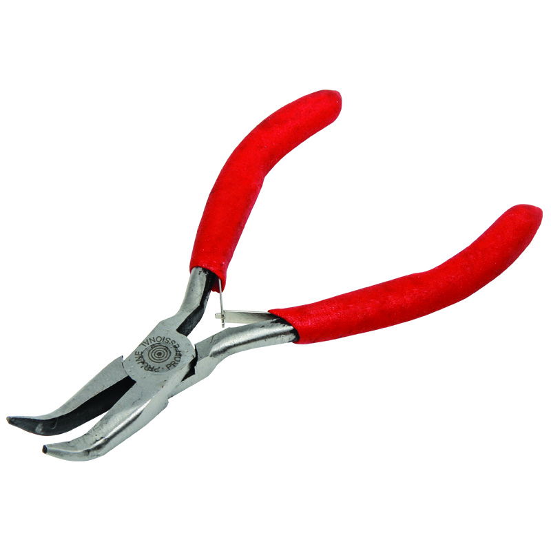  PROLINE   SOFT-TOUCH NYELŰ HAJLÍTOTT CSŐRŰ MŰSZERÉSZ-FOGÓ - 120MM  termék fő termékképe