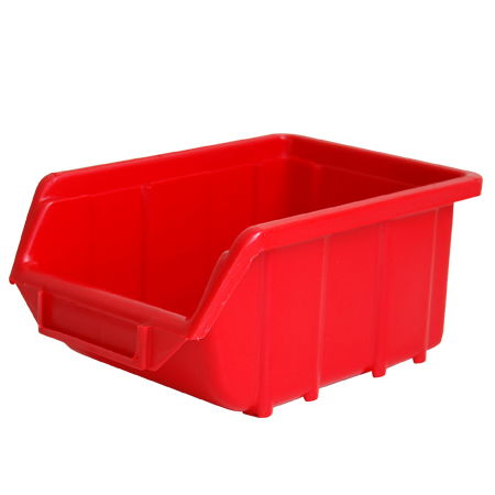  POLONIA   MŰANYAG TÁROLÓDOBOZ - 111X165X76MM / PIROS  termék fő termékképe