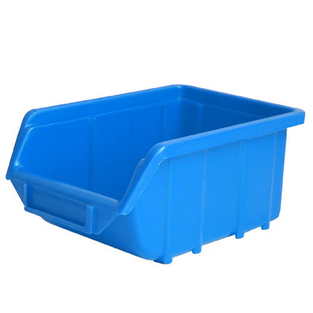 POLONIA   MŰANYAG TÁROLÓDOBOZ - 221X350X165MM / KÉK  termék fő termékképe