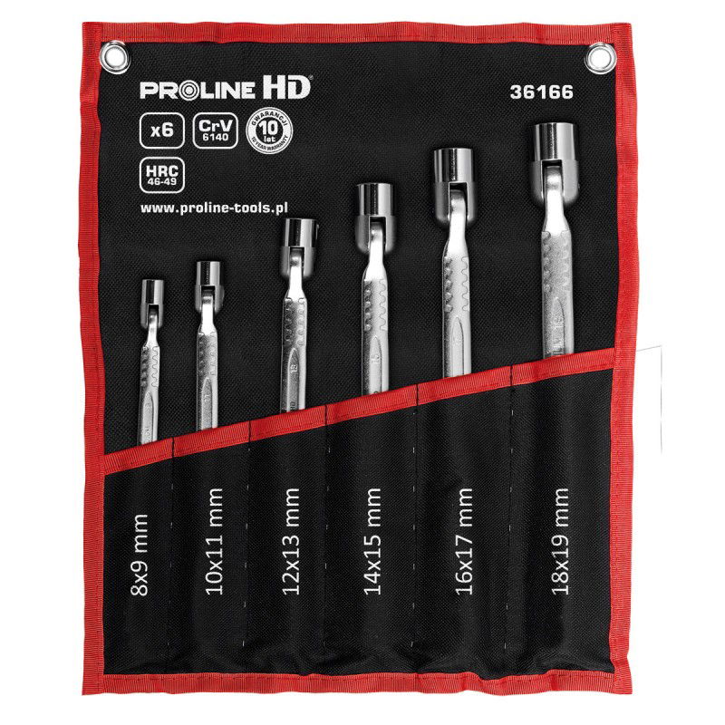  PROLINE.HD   CSUKLÓ CSŐKULCS SZETT - HD CR-VA 8-19MM - 6 DB  termék fő termékképe
