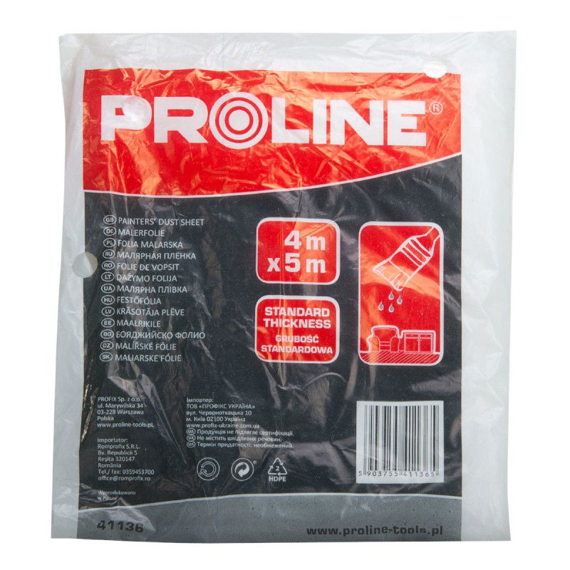  PROLINE   TAKARÓFÓLIA - 4X5M / VÉKONY  termék fő termékképe