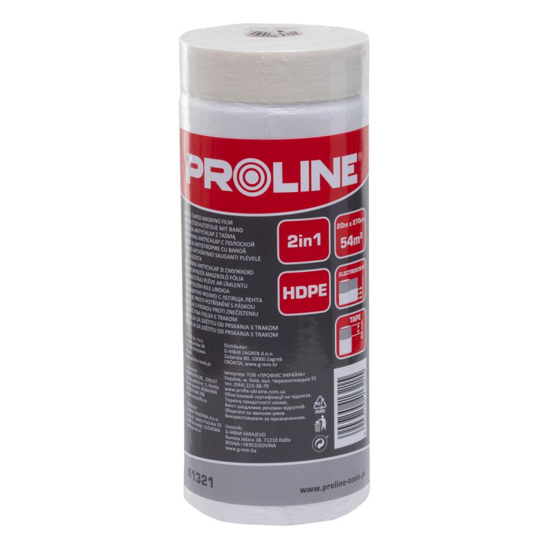  PROLINE   TAKARÓFÓLIA, RAGASZTÓSZALAGGAL - 1100MM / 33M  termék fő termékképe