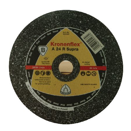  KLINGSPOR   FÉM VÁGÓKORONG - 230X3.0MM / A24RSUPRA  termék fő termékképe