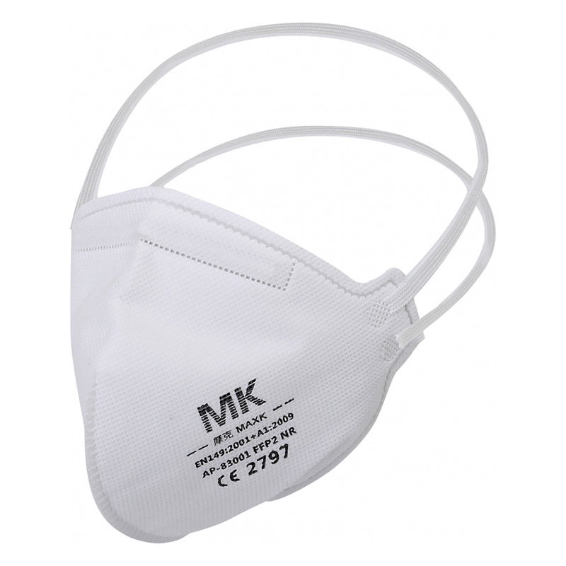  LAHTI PRO   ÖSSZEHAJTHATÓ ERGONOMIKUS PORSZŰRŐ MASZK (FFP2),30DB/CS  termék fő termékképe