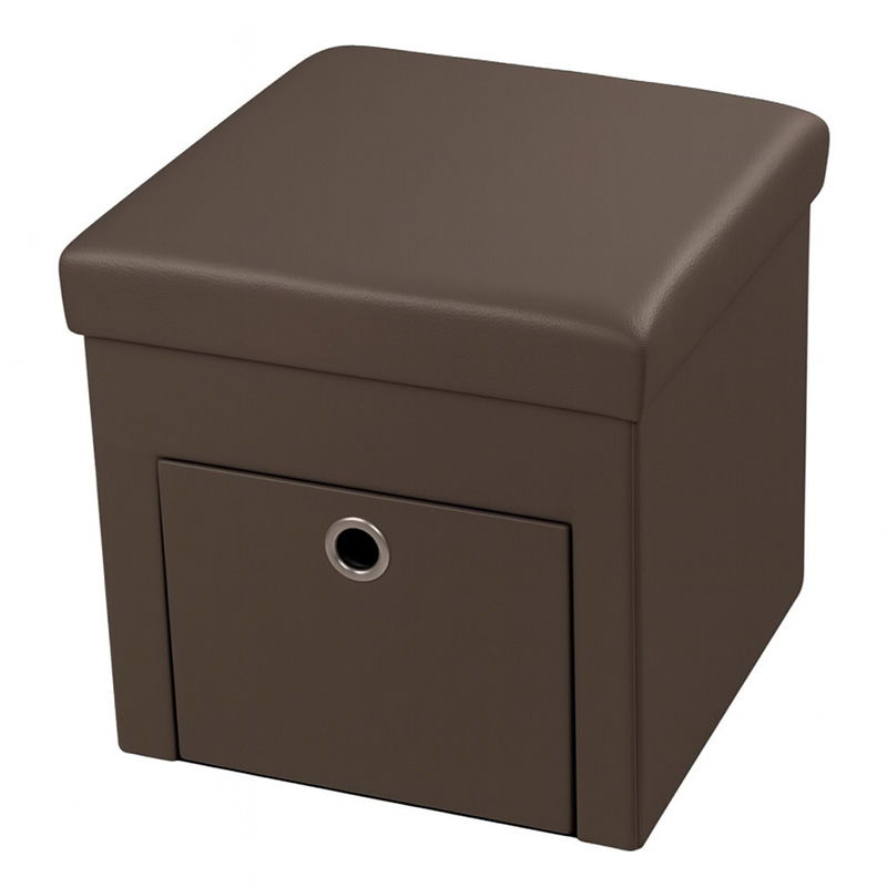  RPX-TAB   FIÓKOS ÖSSZECSUKHATÓ ZSÁMOLY - 38X38X38CM / BARNA  termék fő termékképe