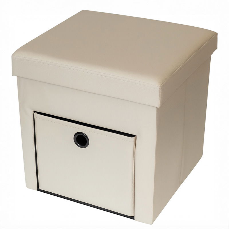  RPX-TAB   FIÓKOS ÖSSZECSUKHATÓ ZSÁMOLY - 38X38X38CM / BÉZS  termék fő termékképe