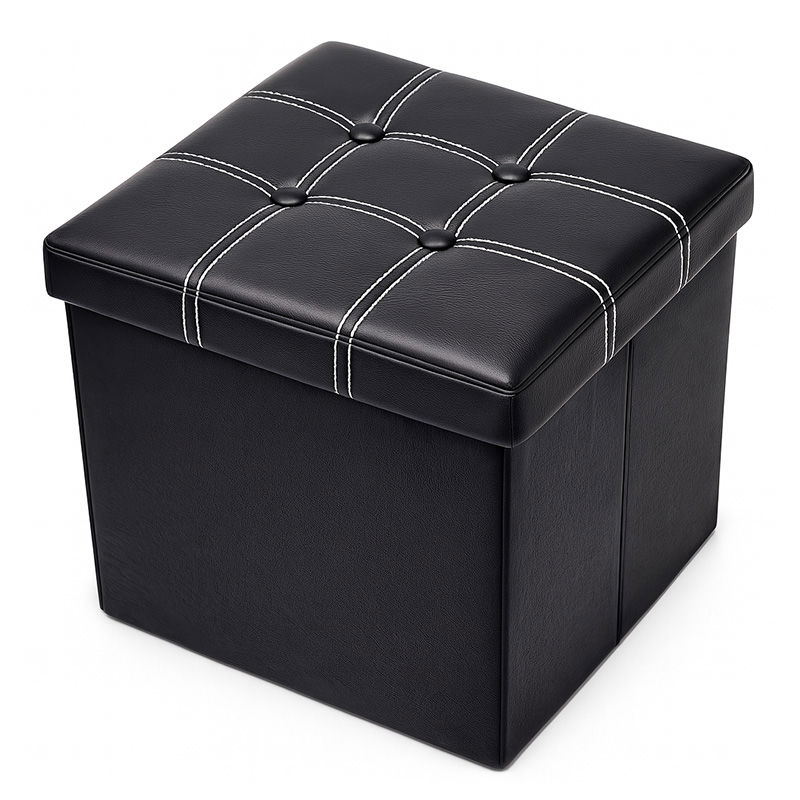  RPX-TAB   ELEGÁNS ÖSSZECSUKHATÓ ZSÁMOLY - 38X38X38CM / FEKETE  termék fő termékképe