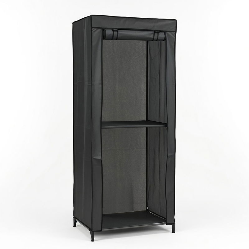  RPX-HAI   ROLÓS TEXTIL RUHASZEKRÉNY - 75X40X190CM / SZÜRKE  termék fő termékképe