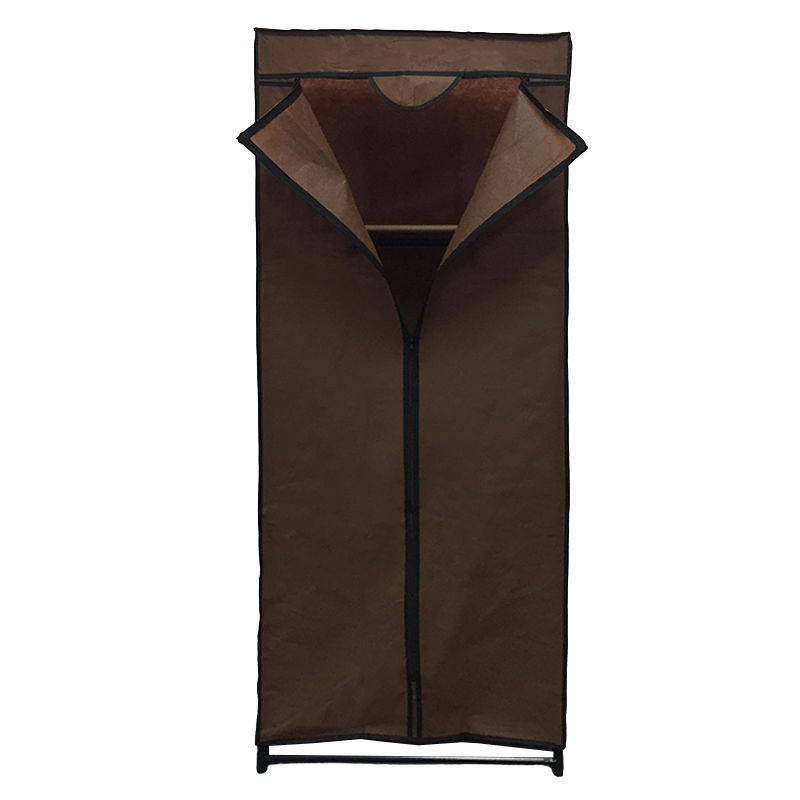  RPX-HAI   CIPZÁROS TEXTIL RUHASZEKRÉNY - 60X45X150CM / BARNA  termék fő termékképe