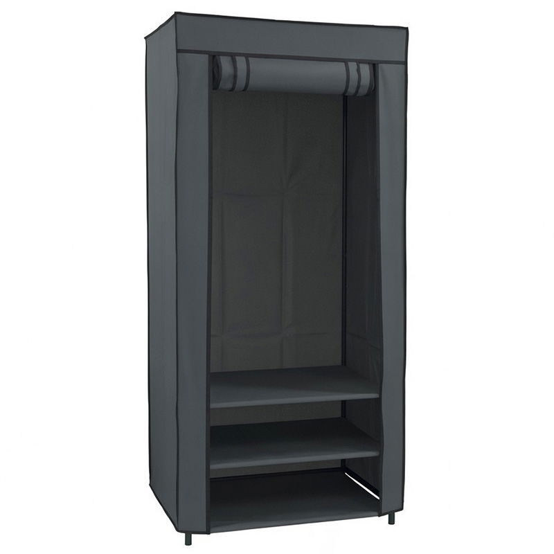  RPX-HAI   ROLÓS TEXTIL RUHASZEKRÉNY - 70X45X160CM / SZÜRKE  termék fő termékképe