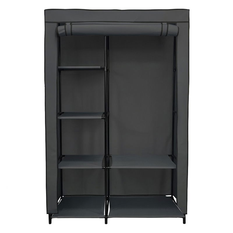  RPX-HAI   ROLÓS TEXTIL RUHASZEKRÉNY - 105X45X160CM / SZÜRKE  termék fő termékképe