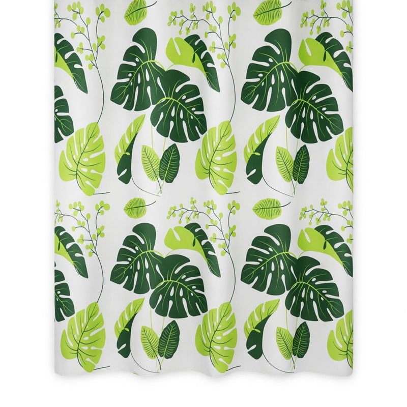  RPX-DUS   ZUHANYFÜGGÖNY 70G / 180X200CM - FILODENDRON-MINTÁS  termék fő termékképe