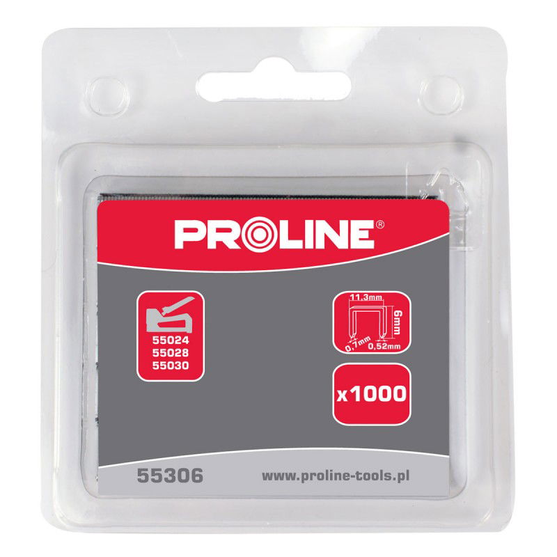  PROLINE   ACÉLOS TŰZŐKAPOCS - 53-TÍPUS - 6MM, 1000DB/CS  termék fő termékképe