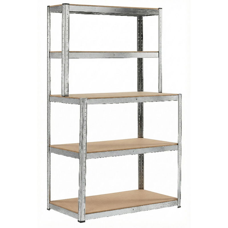  RPX-RAF   SALGÓ POLC MUNKAPADDAL - 5P / 180X100X60X30CM / 175KG  termék fő termékképe