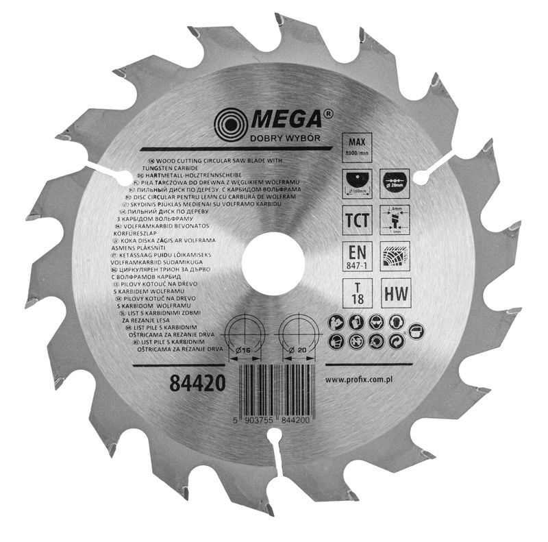  MEGA   EDZETT FOGÚ KÖRFŰRÉSZLAP FÁHOZ - 210MM / 24D.  termék fő termékképe