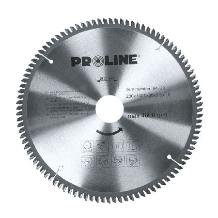  PROLINE   VIDIÁS FOGÚ KÖRFŰRÉSZLAP FÉMHEZ - 200MM / 100FOG  termék fő termékképe