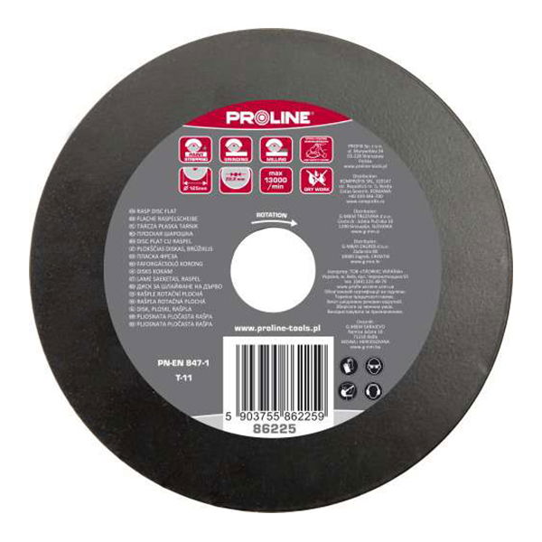  PROLINE   RÁSPOLY KORONG, LAPOS / DURVA - 230MM  termék fő termékképe