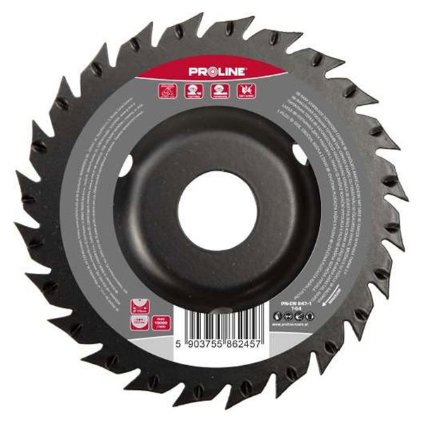  PROLINE   RÁSPOLY KÖRFŰRÉSZLAP, SÜLLYESZTETT / SZÉL-OLDAL - 115MM  termék fő termékképe