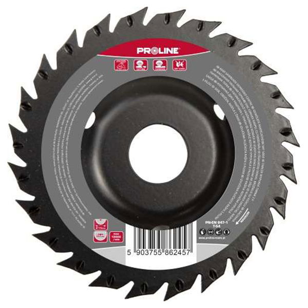  PROLINE   RÁSPOLY KÖRFŰRÉSZLAP, SÜLLYESZTETT / SZÉL-OLDAL - 125MM  termék fő termékképe