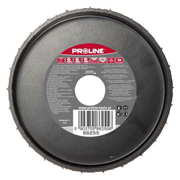  PROLINE   RÁSPOLY KÚPKORONG, LAPOS / SZÉL-OLDAL - 120MM  termék fő termékképe