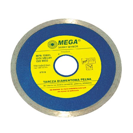  MEGA   GYÉMÁNT FOLYAMATOS VÁGÓKORONG - 125MM  termék fő termékképe
