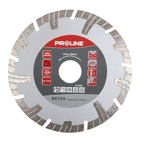  PROLINE   GYÉMÁNT TURBO SZEGMENTÁLT VÁGÓKORONG - 125MM  termék fő termékképe