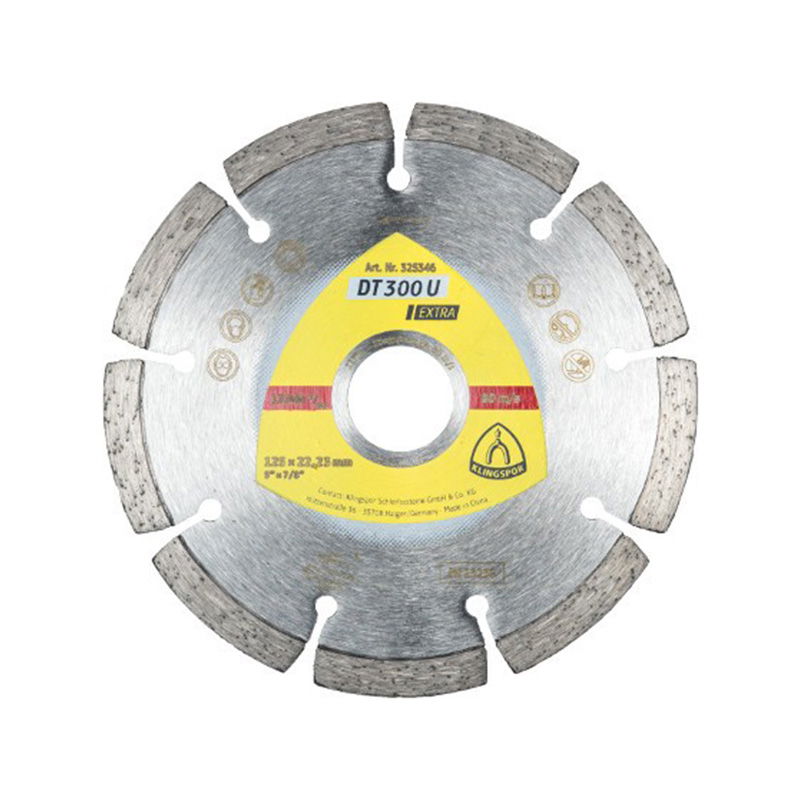  KLINGSPOR   GYÉMÁNTOS SZEGMENTÁLT VÁGÓKORONG 125MM DT300U  termék fő termékképe