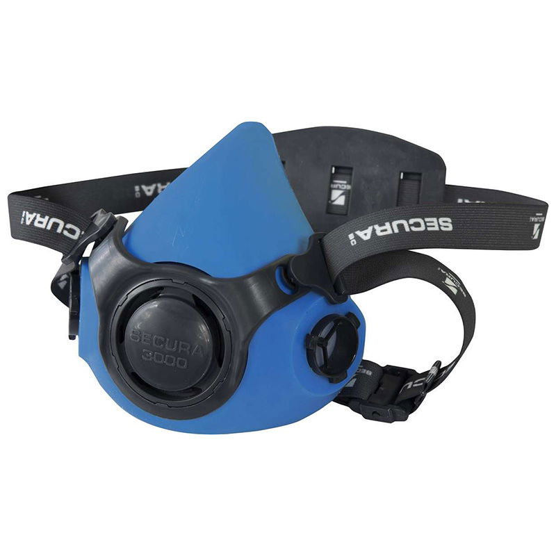  LAHTI PRO   KÉT SZŰRŐ NYÍLÁSOS SZILIKON GÁZ MASZK  termék fő termékképe