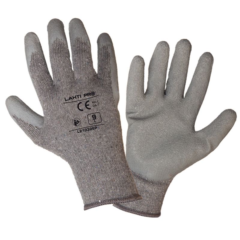  LAHTI PRO   LATEX VÉDŐKESZTYŰ POLIÉSZTER-PAMUT - 10  termék fő termékképe