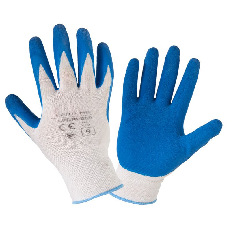  LAHTI PRO   LATEX VÉDŐKESZTYŰ POLIÉSZTER - 10  termék fő termékképe