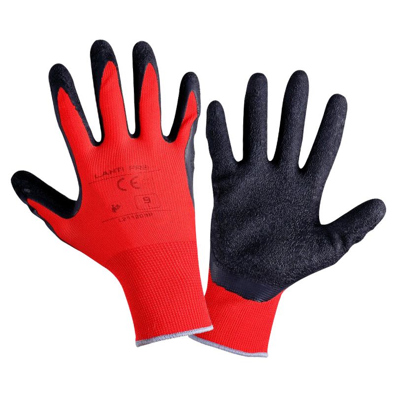  LAHTI PRO   LATEX VÉDŐKESZTYŰ POLIÉSZTER - 10  termék fő termékképe