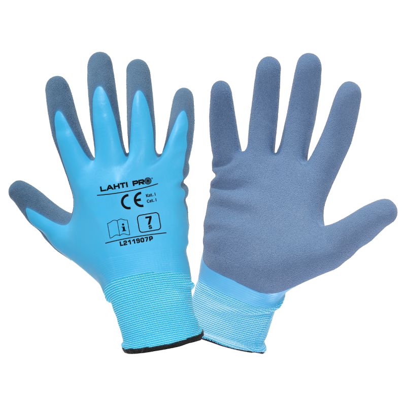  LAHTI PRO   LATEX VÉDŐKESZTYŰ / KÉK - 8  termék fő termékképe