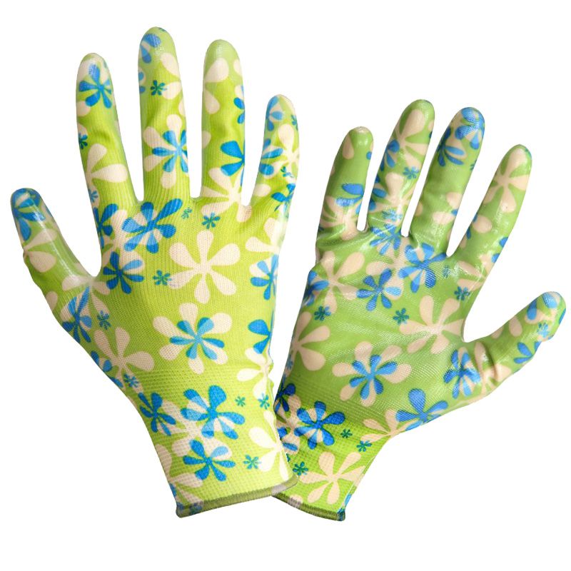  LAHTI PRO   NITRIL VÉDŐKESZTYŰ POLIÉSZTERREL, BEVONT KÉZFEJ - 8  termék fő termékképe