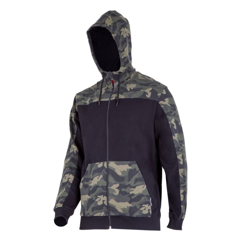  LAHTI PRO   PULÓVER, KAPUCNIS, CIPZÁROS / TEREPSZÍNŰ - 3XL  termék fő termékképe
