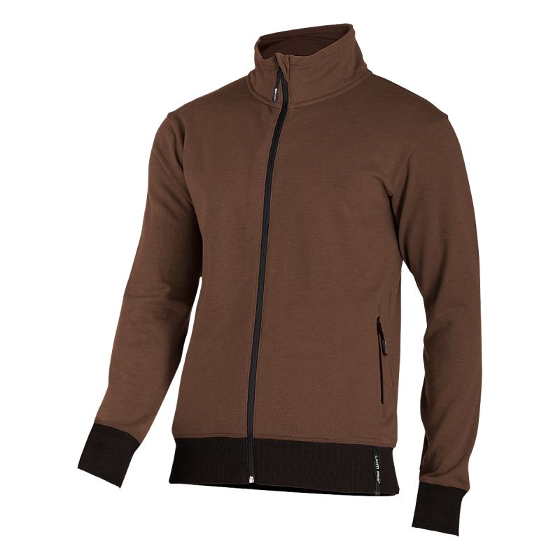  LAHTI PRO   PULÓVER, CIPZÁROS / BARNA - 2XL  termék fő termékképe