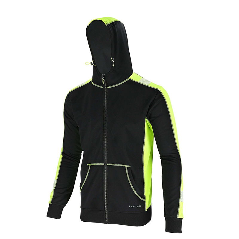  LAHTI PRO   KÖNNYŰ SÚLYÚ PULÓVER, KAPUCNIS, CIPZÁROS - XL  termék fő termékképe