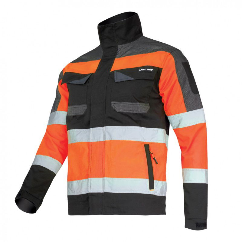  LAHTI PRO   LÁTHATÓSÁGI KABÁT, SLIM-FIT / NARANCSSÁRGA - M  termék fő termékképe