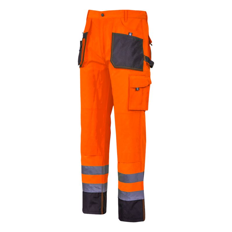  LAHTI PRO   LÁTHATÓSÁGI NADRÁG / NARANCSSÁRGA-FEKETE - 2XL  termék fő termékképe