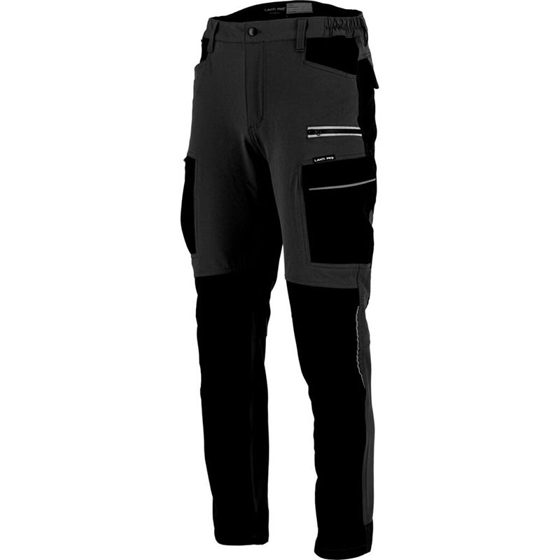  LAHTI PRO   RUGALMAS MUNKAVÉDELMI NADRÁG, SLIM-FIT / SZÜRKE - 2XL  termék fő termékképe
