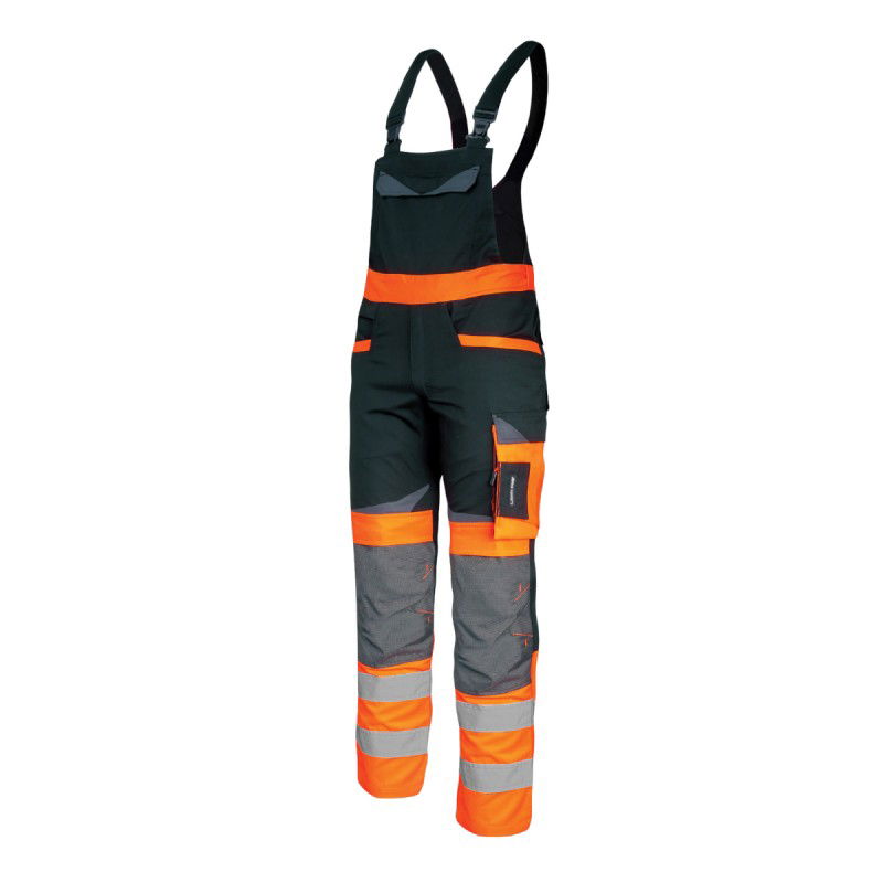  LAHTI PRO   LÁTHATÓSÁGI KERTÉSZNADRÁG, SLIM-FIT / NARANCSSÁRGA - M  termék fő termékképe