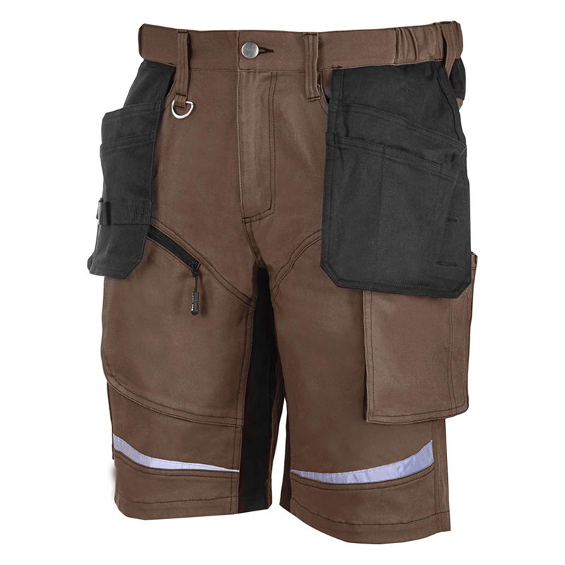  LAHTI PRO   MUNKAVÉDELMI RÖVIDNADRÁG, SLIM-FIT / BARNA - L  termék fő termékképe