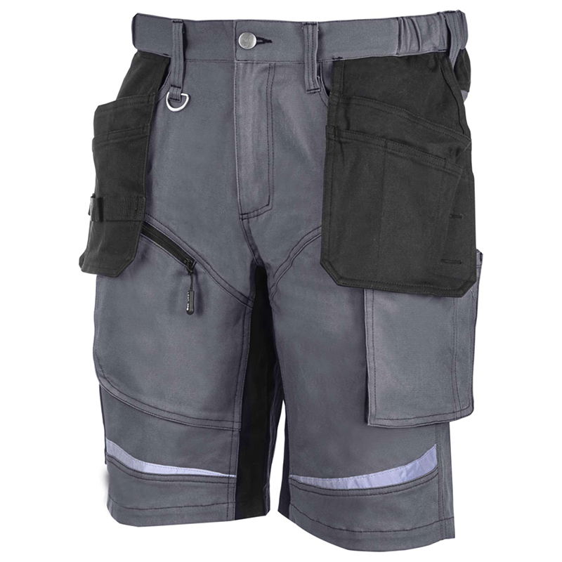  LAHTI PRO   MUNKAVÉDELMI RÖVIDNADRÁG, SLIM-FIT / SZÜRKE - L  termék fő termékképe