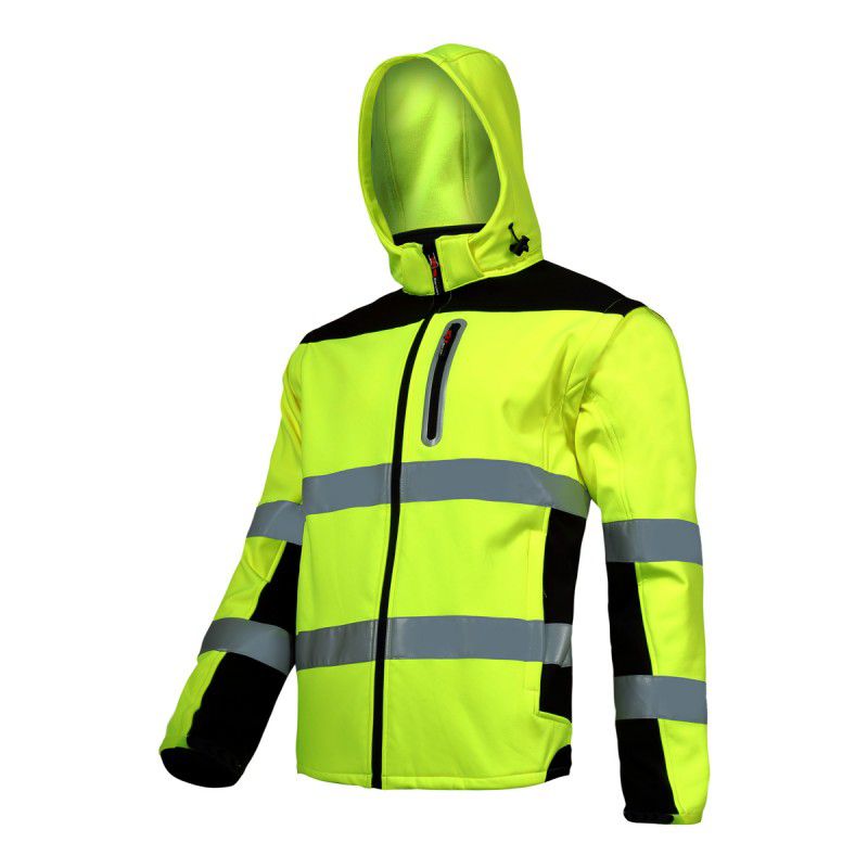  LAHTI PRO   LÁTHATÓSÁGI SOFT-SHELL KABÁT / ZÖLD - M  termék fő termékképe