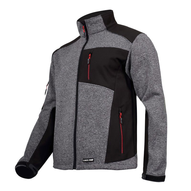  LAHTI PRO   PULÓVER ELASZTIKUS TOLDÁSOKKAL / SZÜRKE-FEKETE - 2XL  termék fő termékképe