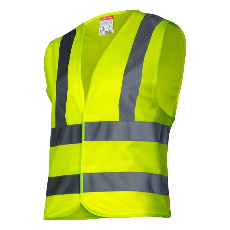  LAHTI PRO   LÁTHATÓSÁGI MELLÉNY, NÉGY SÁVOS / ZÖLD - 3XL  termék fő termékképe